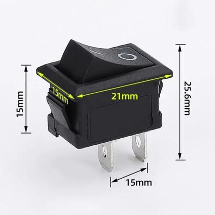 Imagem de Kit 20 Unidades Chave Gangorra On/off 2 Polos Kcd1-101