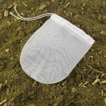 Imagem de Kit 20 Unidades Filtros para Bomba de Chimarrão Nylon com Cordão para Amarrar Bortonaggio