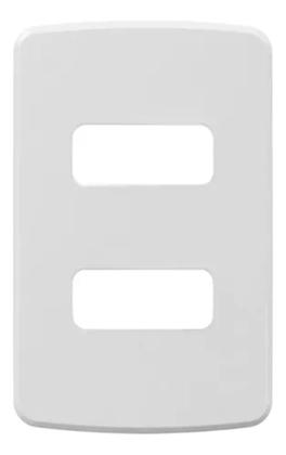 Imagem de Kit 20 unidades Placa com Suporte 4x2 2 Postos B3 Margirius 19431