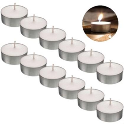 Imagem de Kit 20 Velas Redonda Branco C/ Aroma De Jasmine