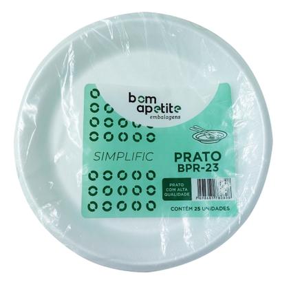 Imagem de Kit 200 Pratos Descartável para Festas e Eventos