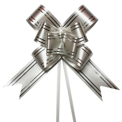 Imagem de Kit 200 unidades de Laço Fácil com Fio Dourado 30mm x 48cm Várias cores