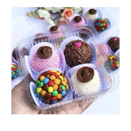 Imagem de Kit 200un Embalagem Doce Quadrado 200ml G650 Galvanotek