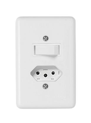 Imagem de Kit 20PC Conj Placa 4x2 Stylus Int 1 Tcl Simp + 1tom 2p+t 10a - Ilumi