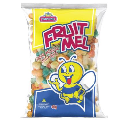 Imagem de Kit 20un Fardo de Biscoito Doce Fruitmel 40g Trigomil