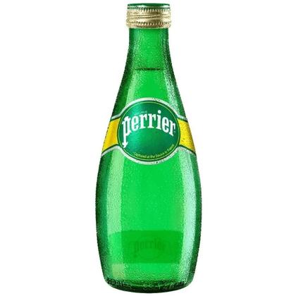 Imagem de Kit 24 Água Perrier C/ Gás Gaseificada Importada Vidro 330ml