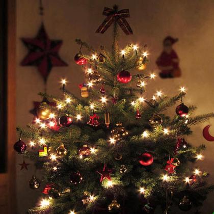 Imagem de Kit 24 Bolinhas Vermelhas Árvore De Natal Bolas Enfeite Natalino 3cm