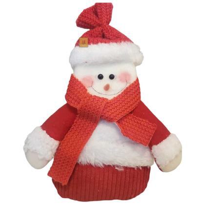 Imagem de Kit 24 Bonecos Papai Noel + Boneco Neve Feltro Enfeite Natal