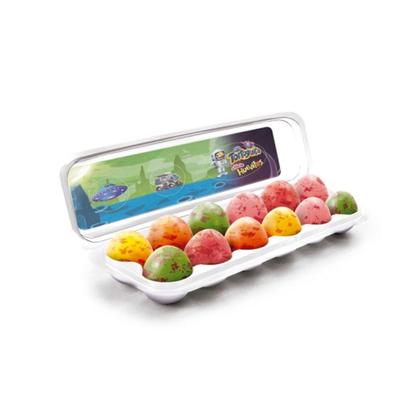 Imagem de Kit 24 Chiclete Huevitos Bichos C/ Figurinhas Colecionáveis Diversão Guloseimas