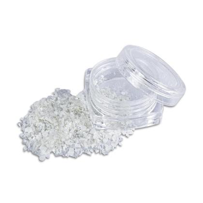 Imagem de Kit 24 Glitter Decoração Unhas Nail Art Maquiagem Branco