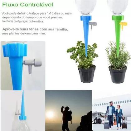 Imagem de Kit 24 Gotejador Automático Acoplável Garrafa Pet Plantas