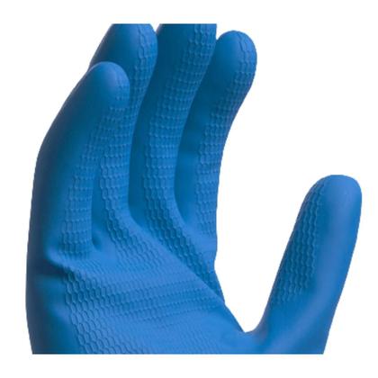 Imagem de Kit 24 luva hand látex silver azul handex c.a 47063