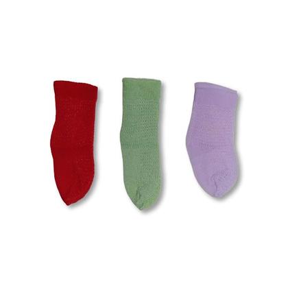 Imagem de Kit 24 Pares Meias Bebê Sortidas 0 a 6 Meses