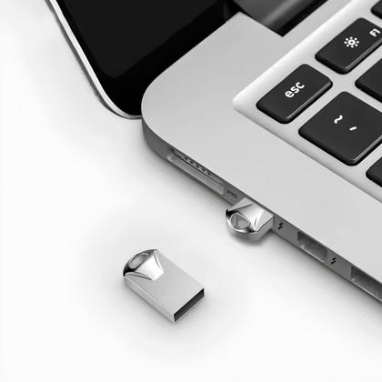 Imagem de Kit 24 Pendrives 32GB USB 2.0 Mini Chaveiro Metálico Compacto c/ Alta Velocidade Resistente p/ Arquivos Vídeos Fotos Docs Notebook Computador