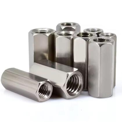 Imagem de Kit 24 Porcas Espaçador Extensor Com Rosca Inox Hexagonal M6