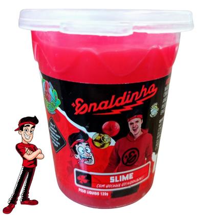 Imagem de kit 24 Slime Brinquedo Enaldinho Massinha Geléca Com 120g com Bolinhas Interplanetárias Colecionáveis.