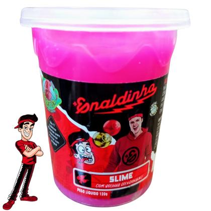 Imagem de kit 24 Slime Brinquedo Enaldinho Massinha Geléca Com 120g com Bolinhas Interplanetárias Colecionáveis.