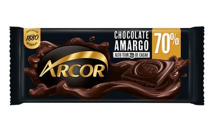 Imagem de Kit 24x Barra Chocolate Amargo 70% Cacau 80g - Arcor