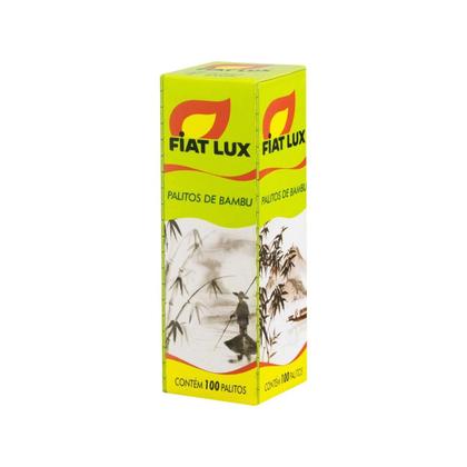 Imagem de Kit 25 Caixinhas de Palito Bambu Dente Petiscos Fiat Lux