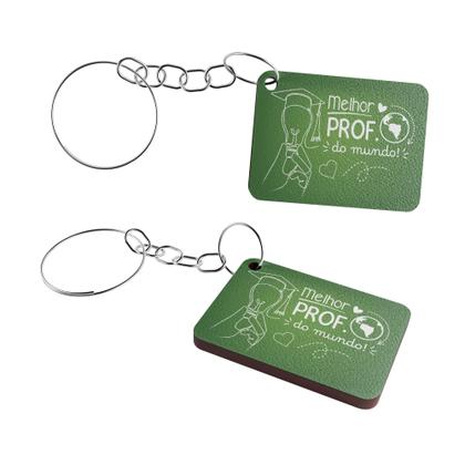 Imagem de Kit 25 Chaveiros MDF Dia dos Professores Lembrancinha