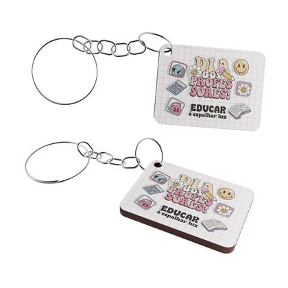Imagem de Kit 25 Chaveiros MDF Dia dos Professores Lembrancinha