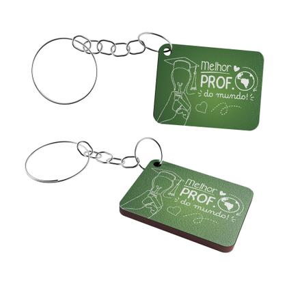 Imagem de Kit 25 Chaveiros MDF Dia dos Professores Lembrancinha