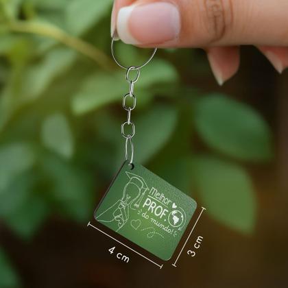 Imagem de Kit 25 Chaveiros MDF Dia dos Professores Lembrancinha