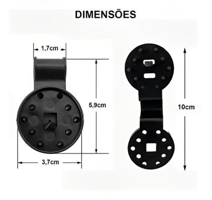 Imagem de Kit 25 Clips Conector Presilha Agroclips Para Tela De Sombrite Prendedor De Tela