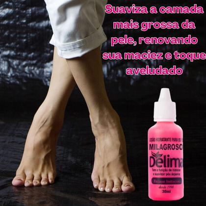 Imagem de Kit 25 Loção Milagroso Delima Hidrata e Trata Rachaduras nos Pés