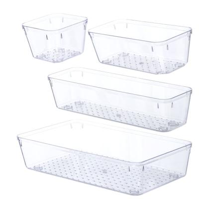 Imagem de Kit 25 Organizador Multiuso Modular Gaveta Acrílicos Casa