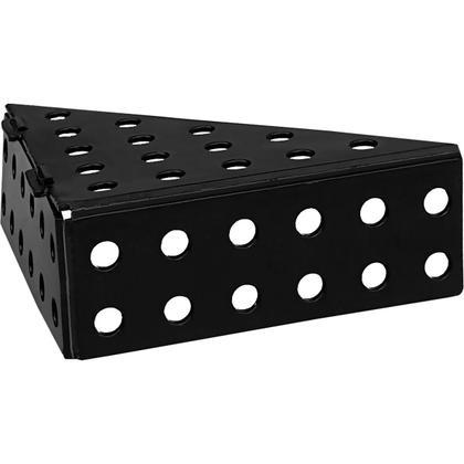 Imagem de Kit 250 Cantoneiras Protetoras para Móveis 100x100mm Preta Toronto