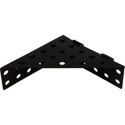 Imagem de Kit 250 Cantoneiras Protetoras para Móveis 100x100mm Preta Toronto