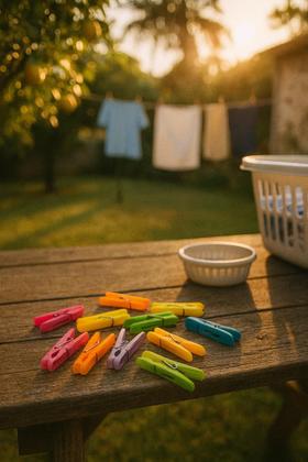 Imagem de Kit 250 Prendedor Roupa Grampo Pregador Resistente Colorido Reforçado Toalha Varal Plástico Estender