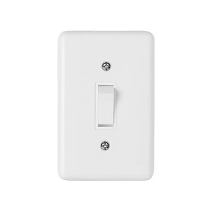 Imagem de Kit 25PC Conj Placa 4x2 Inter 1 Tecla Simples 10a 250v Stylus - Ilumi