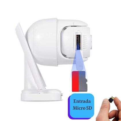 Imagem de Kit 2Câmeras Ip Wi-Fi A08-Resistente Sol/Chuva-Detecta Movi