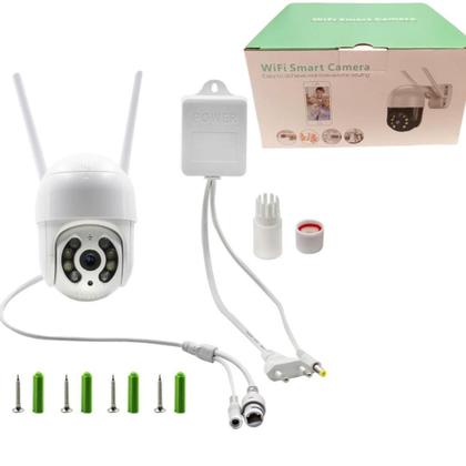 Imagem de Kit 2Câmeras IP Wi-Fi A08-Resistente Sol/Chuva-Detecta movi