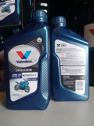 Imagem de Kit 2L Oleo Valvoline 10W30 motos 4T