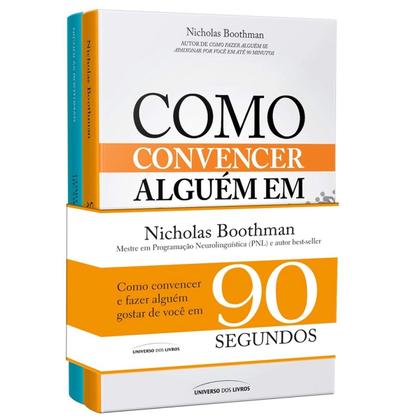 Imagem de Kit 2Livros Autoajuda Como convencer alguém em 90 segundos + Como fazer alguém gostar de você em 90 segundos, mundialmente conhecido em transformar