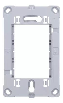 Imagem de KIT 2Placa com suporte 4x2 1 Pos Composé Branco WAG