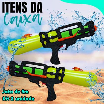 Imagem de Kit 2un Arma De Agua Pressão Grande Mega Power Praia Piscina