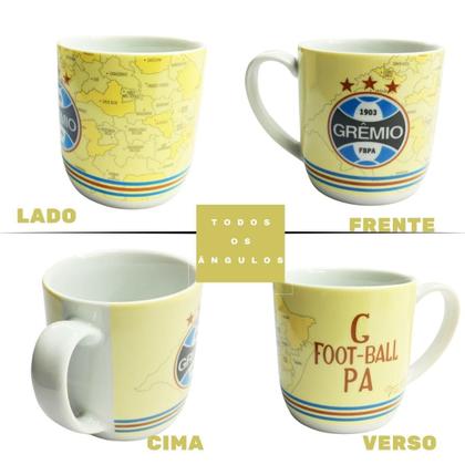 Imagem de Kit 2Un Caneca Xícara Porcelana Reforçada 300Ml Café Clube