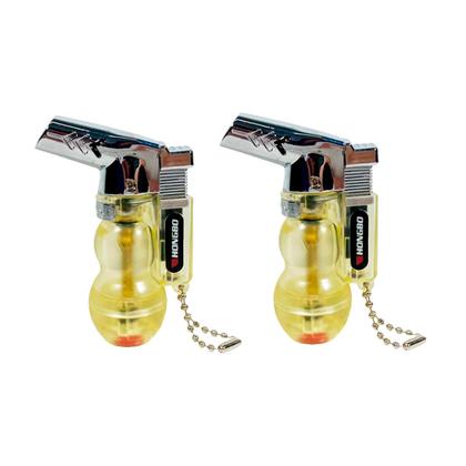 Imagem de Kit 2un Isqueiro Maçarico Taue DHJ-7 Recarregável Gás Ultra Chama Portátil