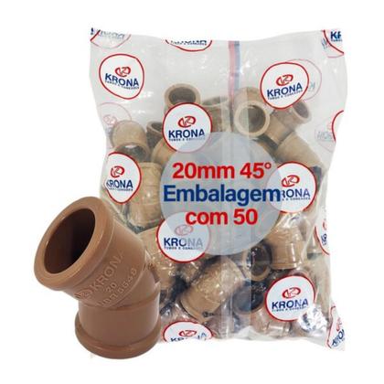 Imagem de Kit 2un Joelho 45 soldável 40mm Krona ref 418