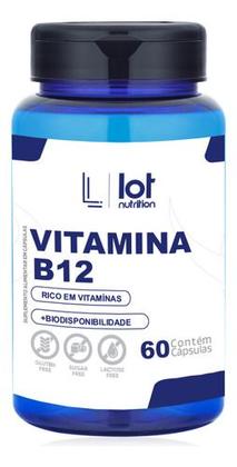 Imagem de Kit 2un Vitamina B12 Cianocobalamina 60 Cápsulas Sistema E Sem Sabor