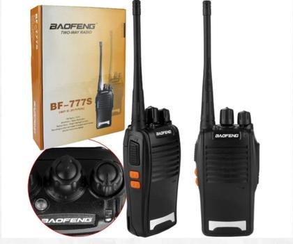 Imagem de Kit 2unidades Radio Baofeng Bf-777s Interno Externo Novidade