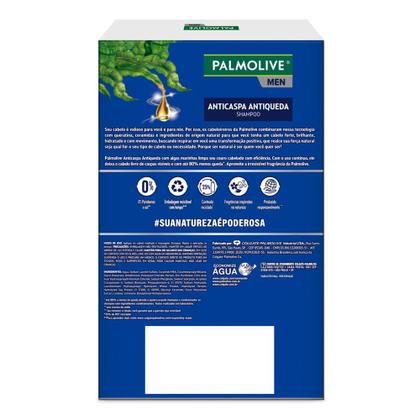 Imagem de Kit 2x 350ml Shampoo Palmolive Men Anticaspa e Antiqueda Algas Marinhas Preço Especial
