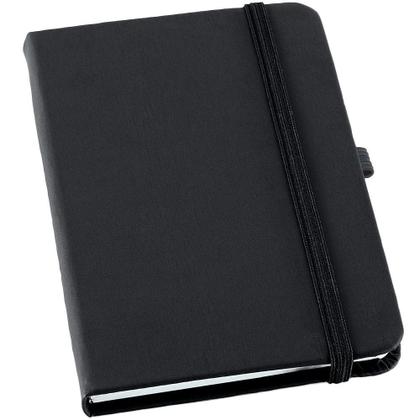 Imagem de Kit 2x Caderneta de Anotações 9x14cm 80 Fls Pautadas Preto