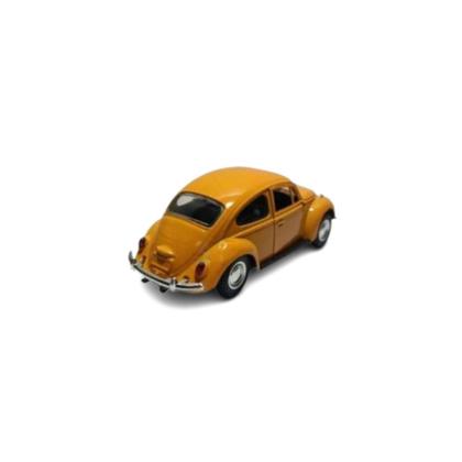 Imagem de Kit 2x Carrinho de Coleção Fusca Amarelo - AP TOYS