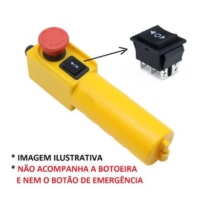 Imagem de Kit 2x Chave Gangorra - 6 Pinos 3 Posição 16a - Reset