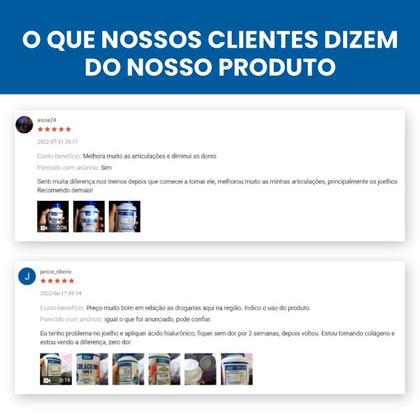 Imagem de Kit 2x Colageno Tipo 2 Não Desnaturado 590mg 120 Capsulas Suplemento Alimentar com Calcio Magnesio Vitamina K2 Silicio Organico